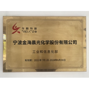 專精特新“小巨人”企業